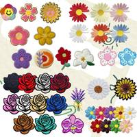 Patchs brodés thermocollants, appliques pour vêtements, vestes, sacs, chapeaux, décoration DIY
