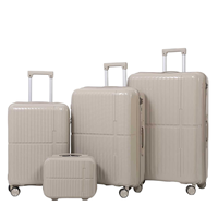 Nouvel ensemble de bagages de voyage à roulettes en PP grande capacité 2026 – Coloré, tendance et durable – Meilleures ventes