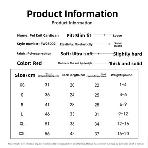 Pull cardigan pour animaux de compagnie, best-seller transfrontalier, doux et mignon, essentiel pour la chaleur et le confort, extensible, pour un chien doux et attentionné - Product Image 4