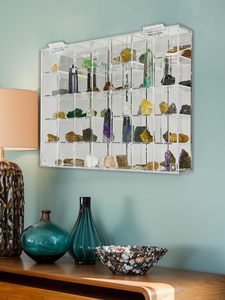 Factory Custom <strong>Adjustable</strong> Shelves Clear Acrylic Rock Collectibles <strong>Display</strong> <strong>Case</strong> Lucite Stone Mineral Showcase Acrylic <strong>Display</strong> - Product Image 5