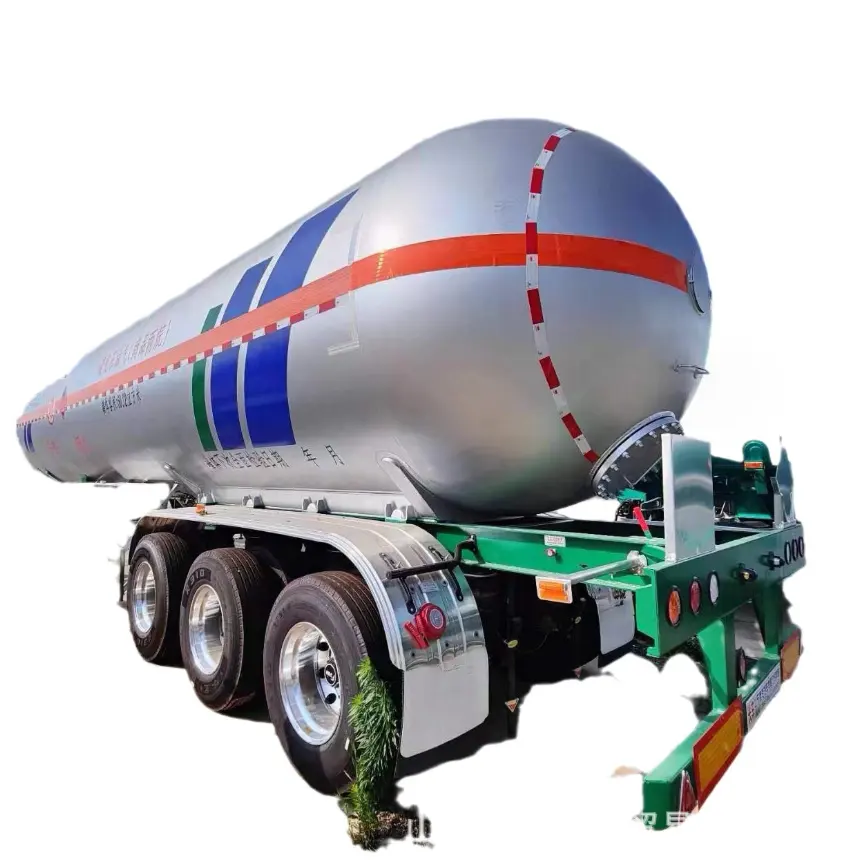 LNG LPG tanque de licuefacción química coche Semi-remolque tanque coche remolque