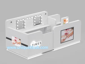 Kiosque d'enfilage de sourcils Offre Spéciale comptoir de bar à sourcils comptoir de service de salon de beauté comptoir de bar à sourcils <span class=keywords><strong>studio</strong></span> de beauté à vendre - Product Image 5