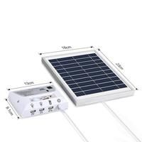 Afrika için Yeni Ev Mobil Şarj 5.5W Led Işık Kitleri Panel Mini Güneş Enerjisi Sistemi