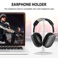 Dudukan Headset Universal, dudukan Headphone untuk bermain game Earphone Desktop
