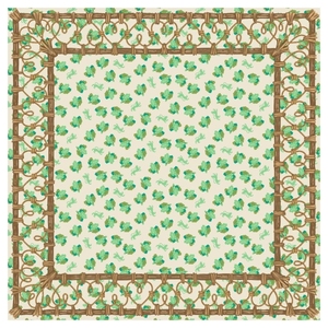 Tapete de Mahjong Acrílico de Lujo Contemporáneo, Personalizado, en Rosa, Azul, Verde Navideño, con Diseño de Flor de Loto Blanca Americana, 1 Pieza - Product Image 4