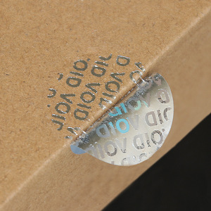 Tùy chỉnh VOID Holographic chống giả Bóc nhãn an ninh con dấu sticker cho một thời gian sử dụng bao bì hộp niêm phong - Product Image 1