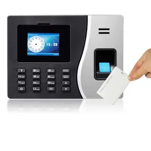 Timmy Backup Battery Finger Print Time Attendance Punch Clock Biometric Time Recording Machine