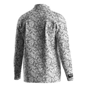 Polo décontracté pour homme à manches longues, de bonne qualité, avec logo personnalisé, style color block, col rabattu, idéal pour le golf - Product Image 2