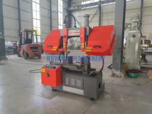 Premium CNC automatique aluminium et acier scie à ruban découpeuse GH4228 scie à ruban horizontale état neuf - Product Image 3