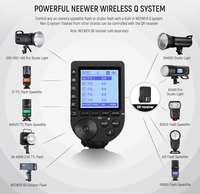 NEEWER QPRO N TTL - Disparador de Flash Inalámbrico Mejorado, 1 8000s HSS, Transmisor Remoto 2.4G, Compatible con Nikon