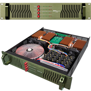 Amplificador de Potencia <span class=keywords><strong>AOW</strong></span> de 4 Canales, Amplificador de Clase H de Alta Calidad para Uso Profesional en Escenarios de Audio - Product Image 2
