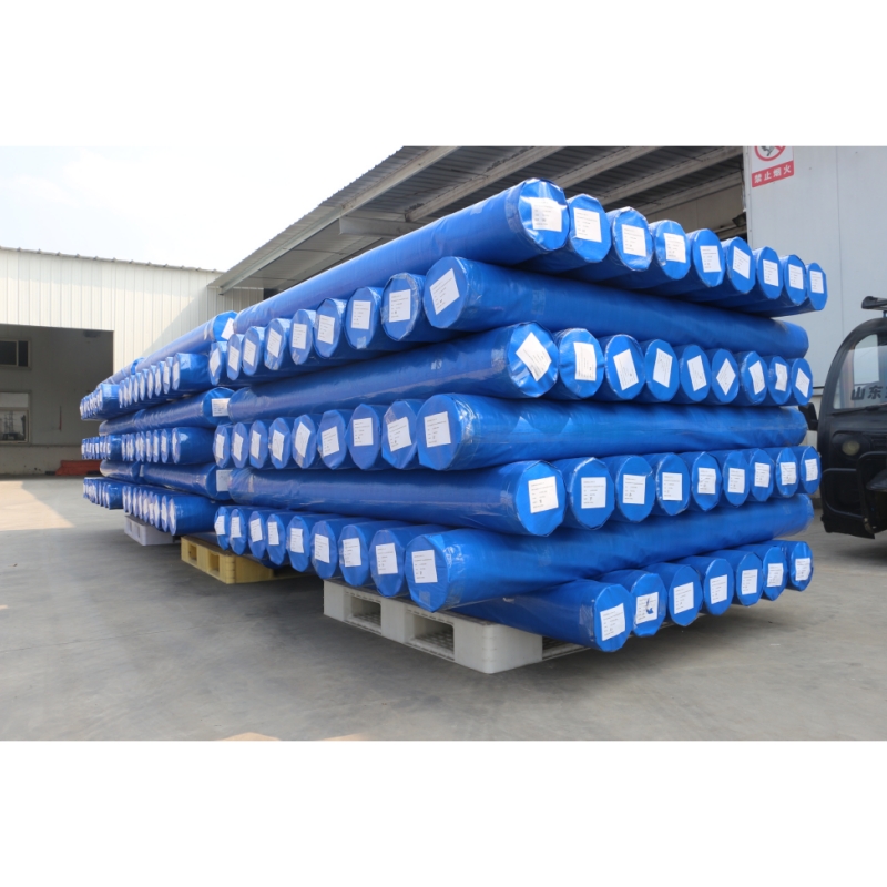 Pe Tarpaulin Roll High Quality Tarps Heavy Duty Waterproof Custom Plain 50 Gsm Non Woven Coated Tarpaulin Customized Color Fabric