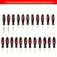 Kit de 23 outils universels pour déconnexion de bornes de connecteurs de câblage automobile, extracteur de broches et outil de retrait de connecteurs de fils