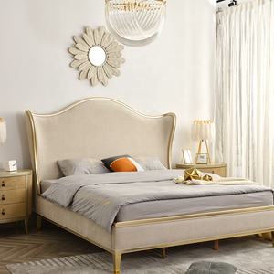 เตียงไม้จริงสไตล์อเมริกันโมเดิร์นเรียบง่าย รุ่นคราวน์เบด ขนาดควีนไซส์/ดับเบิ้ลไซส์ - Product Image 6