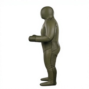 Olive Green Faux Leather <b>Boxing</b> <b>Dummy</b> Durable Training Equipment for Adult Martial Arts Practice - Product Image 1