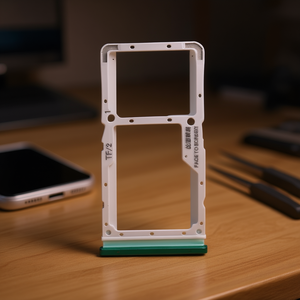 Bandeja para tarjeta SIM y micro SD Xiaomi para Redmi Note 8 Pro, repuesto verde, material ABS - Product Image 3