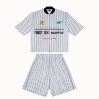 Maillot de football pour homme à coupe ample, 94% polyester, 6% élasthanne, à rayures, avec fermeture éclair et impression personnalisée
