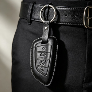 Custodia per chiave <span class=keywords><strong>BMW</strong></span> compatibile con X1 X3 X4 X5 X6 X7 M5 Serie 1 3 <span class=keywords><strong>4</strong></span> 5 6 7 GT3 GT5 GT6, protezione completa a 360 gradi - Product Image 4