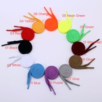 Lacets de football plats de qualité supérieure en gros, de différentes tailles, 8 mm, pour baskets et chaussures de football