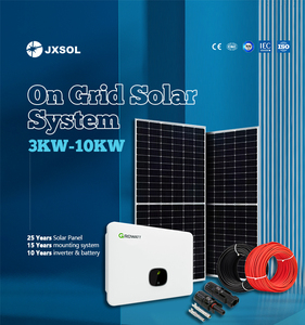 Nueva llegada 5KW 10KW 15KW 20kw Conjunto de paneles <span class=keywords><strong>solares</strong></span> para casas 220V Kits de sistema de energía solar - Product Image 4