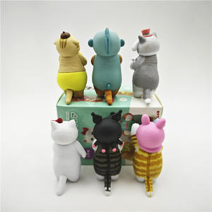 6 pz/set scatola per gatti ciechi Kawaii Sanrios insieme scatola a sorpresa <span class=keywords><strong>Kuromi</strong></span> Cinnamoroll Anime Set di Figure in PVC scatola misteriosa - Product Image 4