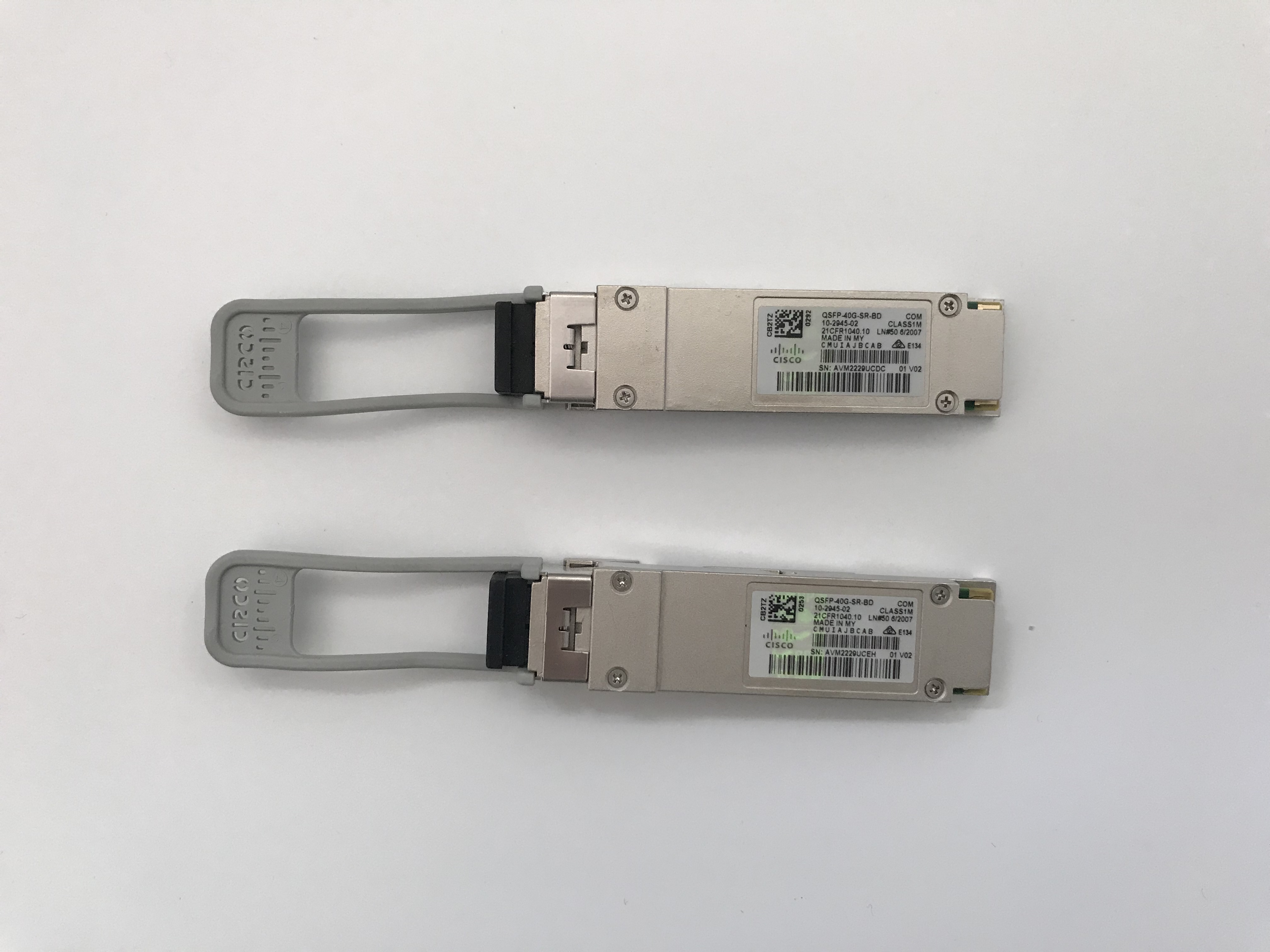 純正】Cisco 40G QSFP BiDi トランシーバ 2個セット