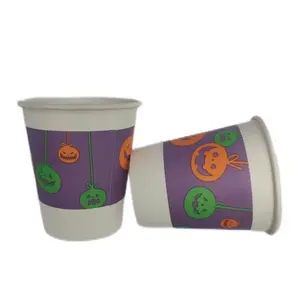 Recyclable Paper Cup Single Wall Paper Coffee Cup Raw Material Paper Cup With Tea Inside The Bottom