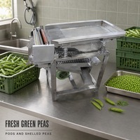 Décortiqueuse agricole pour pois verts frais et haricots de soja, machine à éplucher les haricots, décortiqueuse de fèves humides, machine à éplucher 40 kg/h
