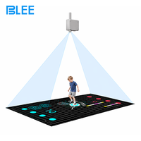 Jeu de projection interactive sur sol BLEE pour sports de compétition et activités de team building