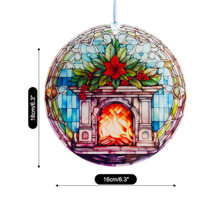 Adorno de Vidrio con Diseño de Animales Estilo Art Deco, Atrapasueños de 16 cm para Montar en la Pared, Decoración para el Hogar - Product Image 6