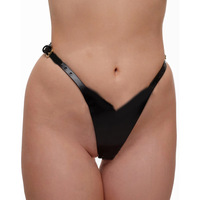 Bondage-Ensemble de jarretelles en cuir pour femme, lingerie fétiche, bretelles, bas, vêtements gothiques