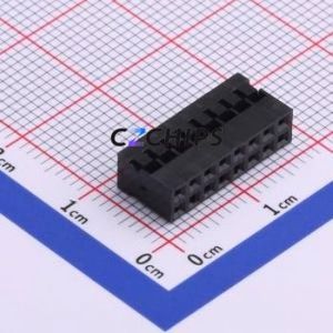 HX20011-2x8YS Housing (Wire-to-Board / Wire-to-Wire) P=2mm Connector ( Jack Structure: 2x8P )( Pitch: 2mm )( Row Spacing: 2mm ) - Product Image 2
