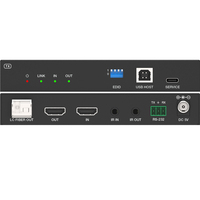 Extensor de Fibra Óptica HDMI/RS232 4K, Transceptor Óptico HDMI con IR/RS-232 Bidireccional