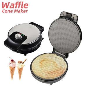 Macchina per cono Waffle da 1000w in acciaio inossidabile argento per uso commerciale - Product Image 1