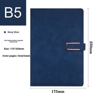 Cuaderno con hebilla magnética A5 personalizado, diario de oficina de negocios de alto valor, libro de contabilidad A4, Serie de cuaderno grueso - Product Image 5