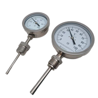Temperature Measuring Bimetal Thermometer Radial 150mm Temperature Gauge