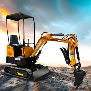 HT10B piccolo escavatore idraulico da <span class=keywords><strong>1</strong></span> tonnellata <span class=keywords><strong>Mini</strong></span> scavatore con motore Koop per giardino e fattoria - Product Image 4
