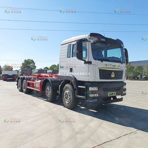 Nuovo Camion Diesel <span class=keywords><strong>per</strong></span> Carichi Pesanti Shandeka con Quattro Cassoni Anteriori e Otto Posteriori, Camion <span class=keywords><strong>per</strong></span> Rifiuti Rimovibile, Prezzo Vantaggioso Direttamente dalla Fabbrica - Product Image 4