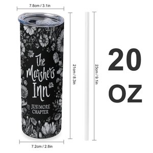 แก้วน้ำสแตนเลส The Marshers Inn ขนาด 20 ออนซ์ ลายดอกไม้แบบกำหนดเอง เก็บอุณหภูมิได้ดี - Product Image 2