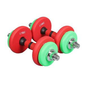 15-30kg Cast Iron Adjustable <b>Dumbbell</b> Sets PVC Handles Home Fitness Equipment Plastic Dipped Exercise Bodybuilding - Product Image 2