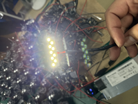 Nouvelles Perles Lumineuses LED Œil de Diable Ambre pour Panneau de Voiture, Éclairage Décoratif, Accessoires de Modification Automobile