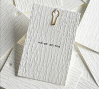 Étiquettes suspendues en papier personnalisées écologiques avec logo, haute qualité, bon prix, pour chaussures