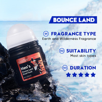 Déodorant Anti-transpirant Bio Naturel Parfumé en Roll-on Longue Durée Fraîcheur et Sécheresse des Aisselles pour Hommes