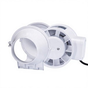 Ventilateur <span class=keywords><strong>de</strong></span> gaine puissant <span class=keywords><strong>de</strong></span> 10 pouces, 250 mm, silencieux, pour l'extraction des fumées dans les cybercafés, les KTV et les cuisines - Product Image 1