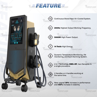 Appareil amincissant EMS haute intensité Perfectlaser avec 4 poignées RF et coussin pour le plancher pelvien, pour le remodelage corporel en salon EMS Pro
