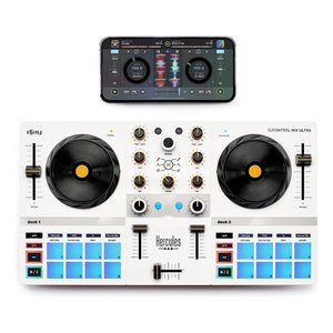 Controller disc jockey DJCONTROL Mix Ultra White - Product Image 4