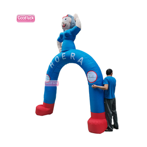 Promoción <span class=keywords><strong>de</strong></span> fábrica Publicidad al aire libre 4mh Arco <span class=keywords><strong>de</strong></span> personaje <span class=keywords><strong>de</strong></span> dibujos animados Puerta inflable <span class=keywords><strong>de</strong></span> Sarah <span class=keywords><strong>Abraham</strong></span> a la venta - Product Image 1