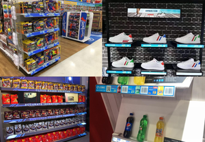 New liền mạch nối siêu mỏng 1200*60 mét trong nhà cửa hàng bán lẻ kỹ thuật số Kệ cạnh <span class=keywords><strong>LED</strong></span> màn hình hiển thị cho quảng cáo - Product Image 5