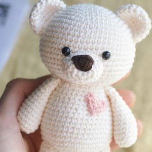 Lindo Oso de Peluche de Cuerpo Simple, Muñeco de Peluche <span class=keywords><strong>Ami</strong></span> Gurumi, Juguete para Niños - Product Image 3