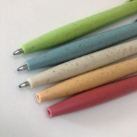 Bolígrafos Promocionales Ecológicos Biodegradables de Paja de Trigo con Logotipo Personalizado para Hotel
